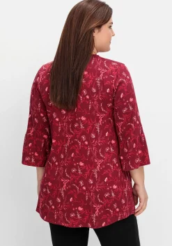 Longtunika mit Volants an den 3/4-Ärmeln<sheego Fashion