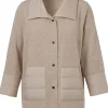 Mantel mit großem Kragen und Steppdetails<VIA APPIA DUE Online