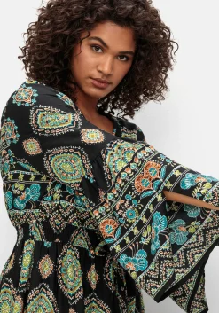 Maxikleid im Boho-Stil, mit Trompetenärmeln<sheego by Joe Browns Sale