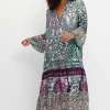 Maxikleid im Mustermix, mit Volants<sheego loves miss goodlife Hot