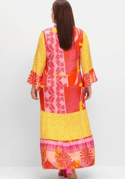 Maxikleid im Mustermix, mit Volants<sheego loves miss goodlife Sale