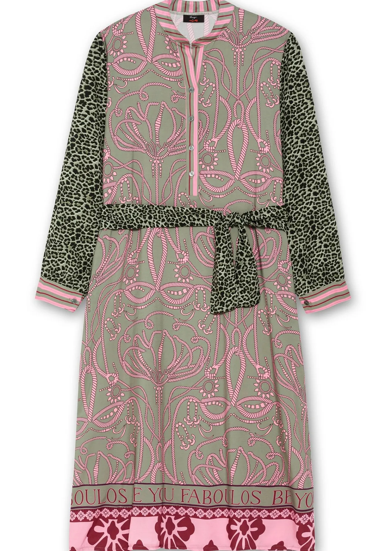 Maxikleid im Mustermix, mit Bindeband<sheego loves miss goodlife Best