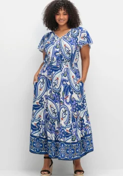 Maxikleid im Paisleymuster, mit Smokbund<sheego by Joe Browns Online