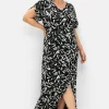 Maxikleid in Wickeloptik, mit hohem Schlitz<sheego Fashion