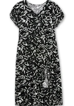 Maxikleid in Wickeloptik, mit hohem Schlitz<sheego Fashion