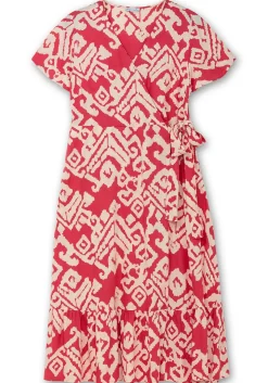 Maxikleid in Wickeloptik, mit Grafikprint<sheego by Joe Browns Fashion