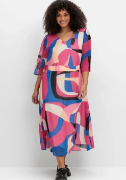 Maxikleid mit Grafikprint, im Lagenlook<sheego Outlet