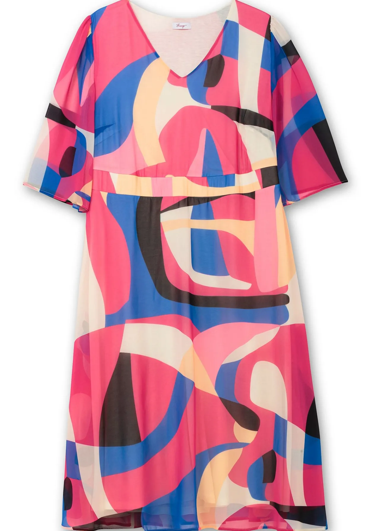 Maxikleid mit Grafikprint, im Lagenlook<sheego Outlet