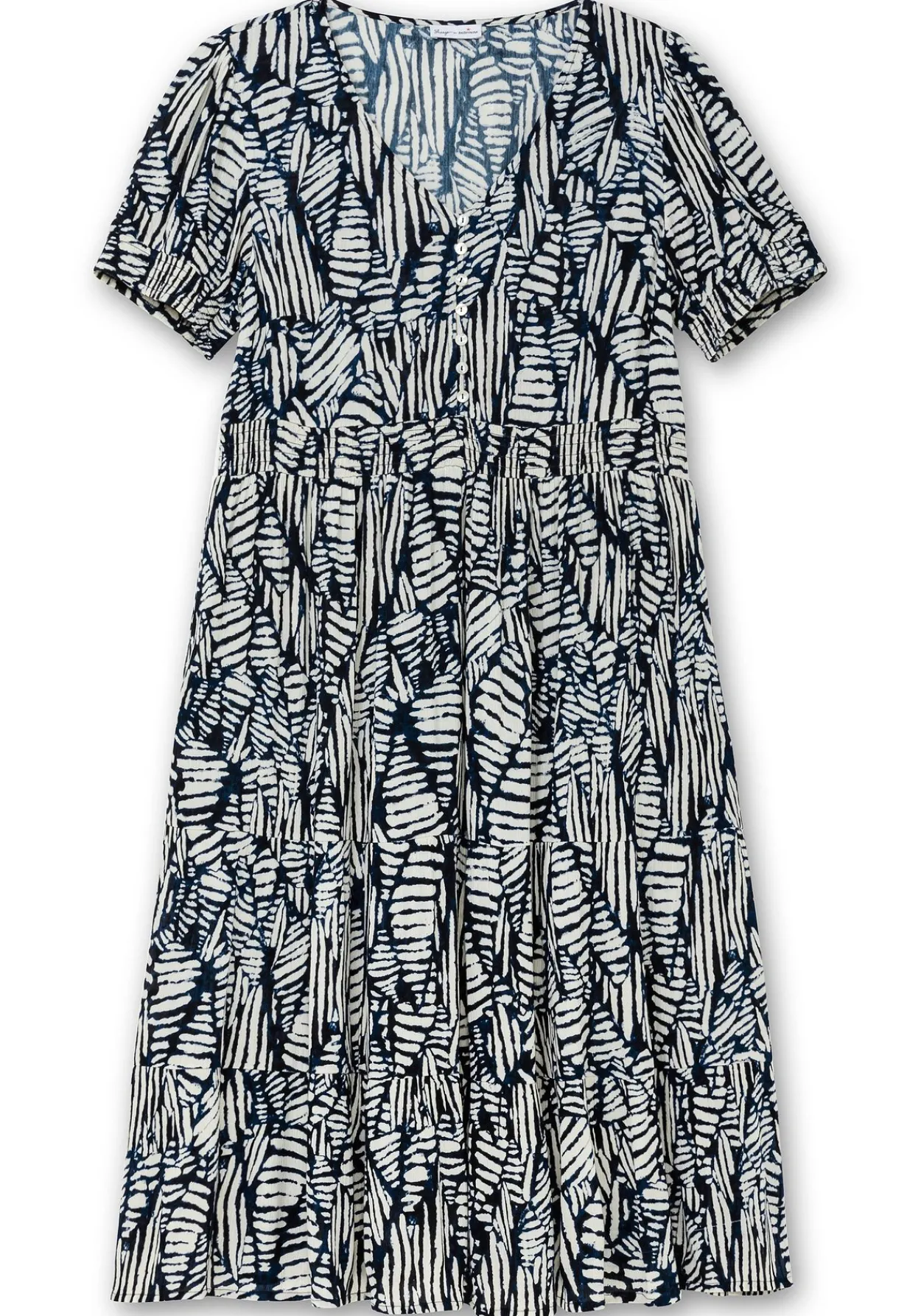 Maxikleid mit Grafikprint und Volantsaum<sheego by Joe Browns Online