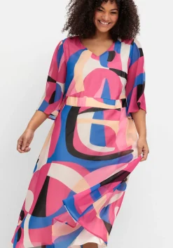 Maxikleid mit Grafikprint, im Lagenlook<sheego Outlet
