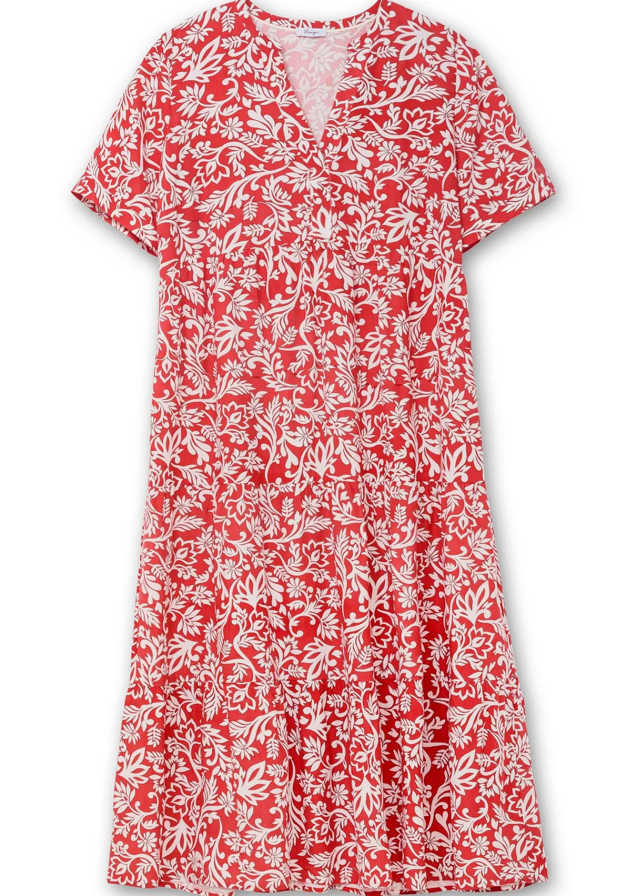 Maxikleid mit grafischem Alloverprint<sheego Hot