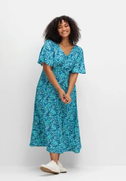 Maxikleid mit Knotendetail in der Taille<sheego Discount