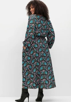 Maxikleid mit Paisleyprint und Taillen-Smokbund<sheego by Joe Browns Fashion
