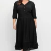 Maxikleid mit Volant, in Crinkle-Qualität<sheego by Joe Browns New