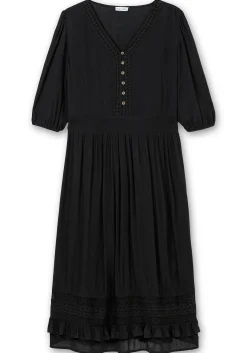 Maxikleid mit Volant, in Crinkle-Qualität<sheego by Joe Browns New