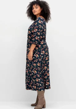 Midikleid aus Jersey, mit Blumendruck<sheego by Joe Browns Best