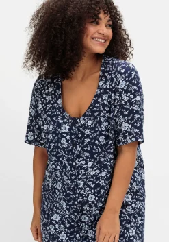 Midikleid aus Viskose, mit Blümchenprint<sheego Fashion