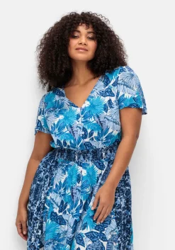 Midikleid im Mustermix, mit weitem Rock<sheego by Joe Browns Clearance