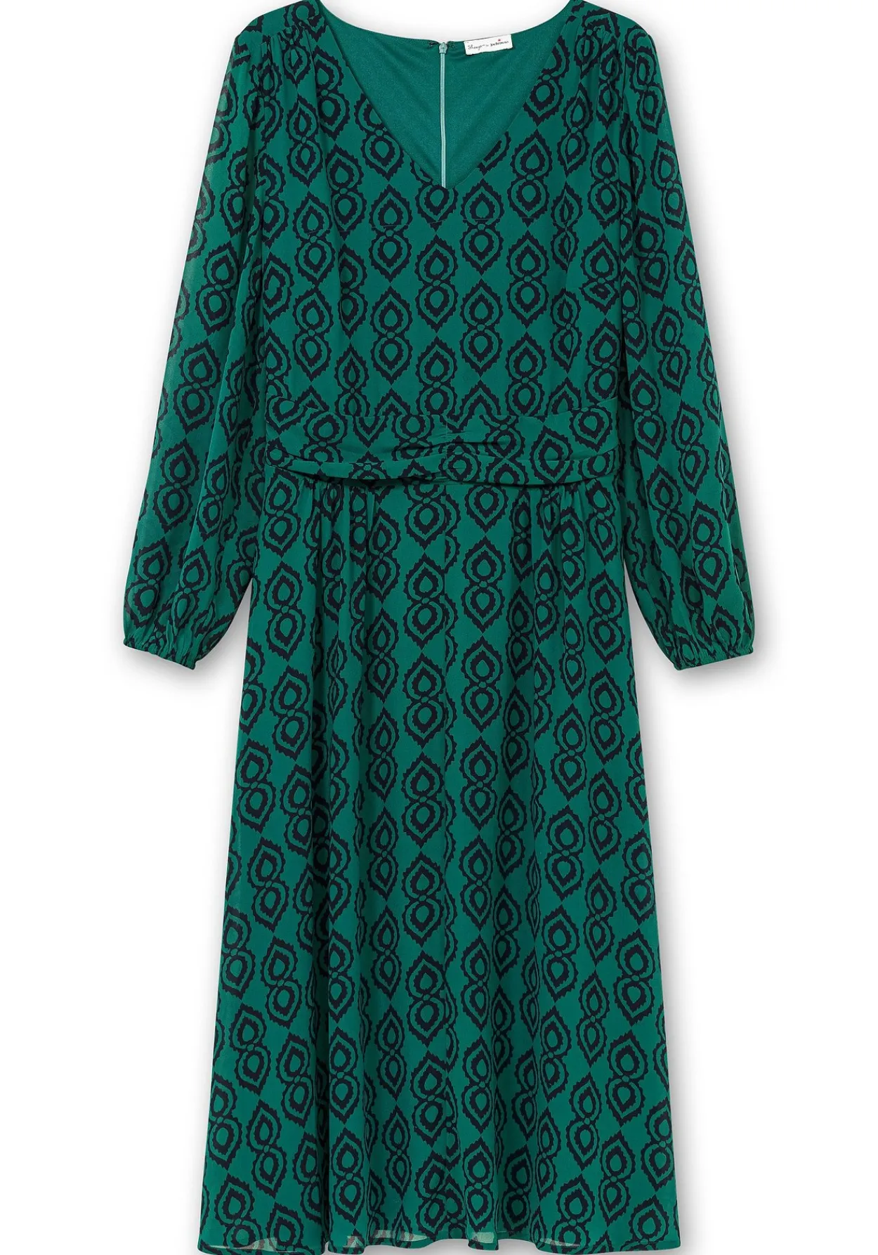 Midikleid mit Grafikdruck, aus Georgette<sheego by Joe Browns Online