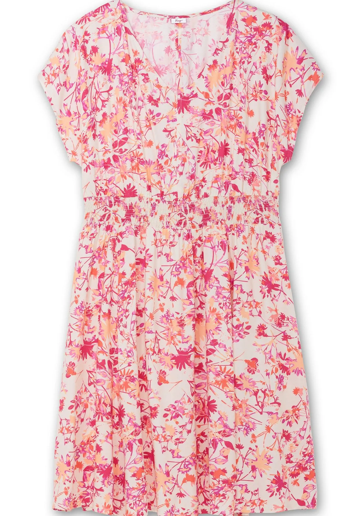 Midikleid mit Smokbund und weitem Rock<sheego Discount