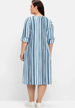 Midikleid mit Streifen, in leichter A-Linie<sheego New