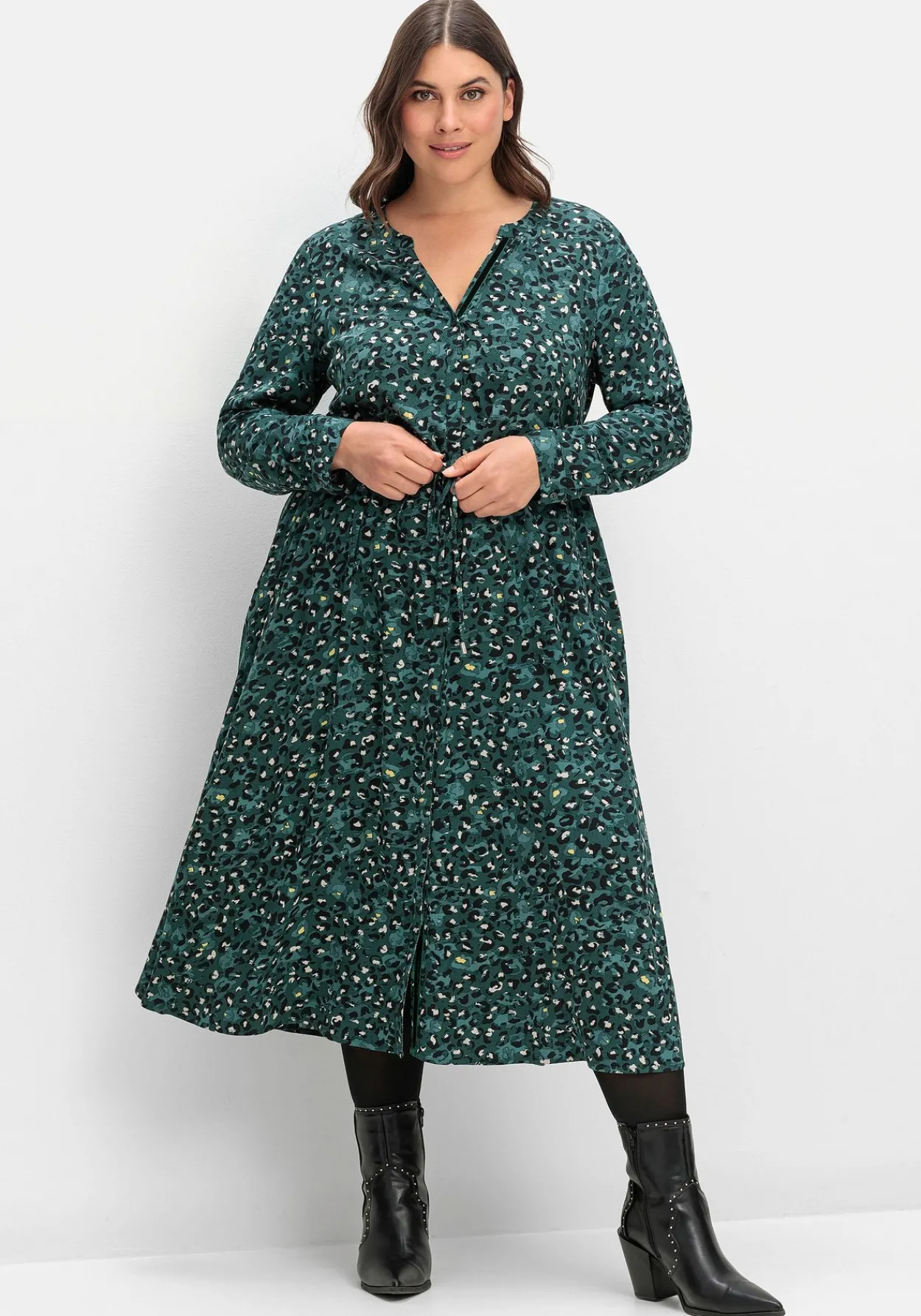 Midikleid mit Tunnelzug in der Taille<sheego Best