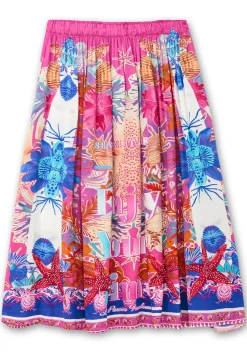 Midirock im Multicolor-Mustermix<sheego loves miss goodlife Online