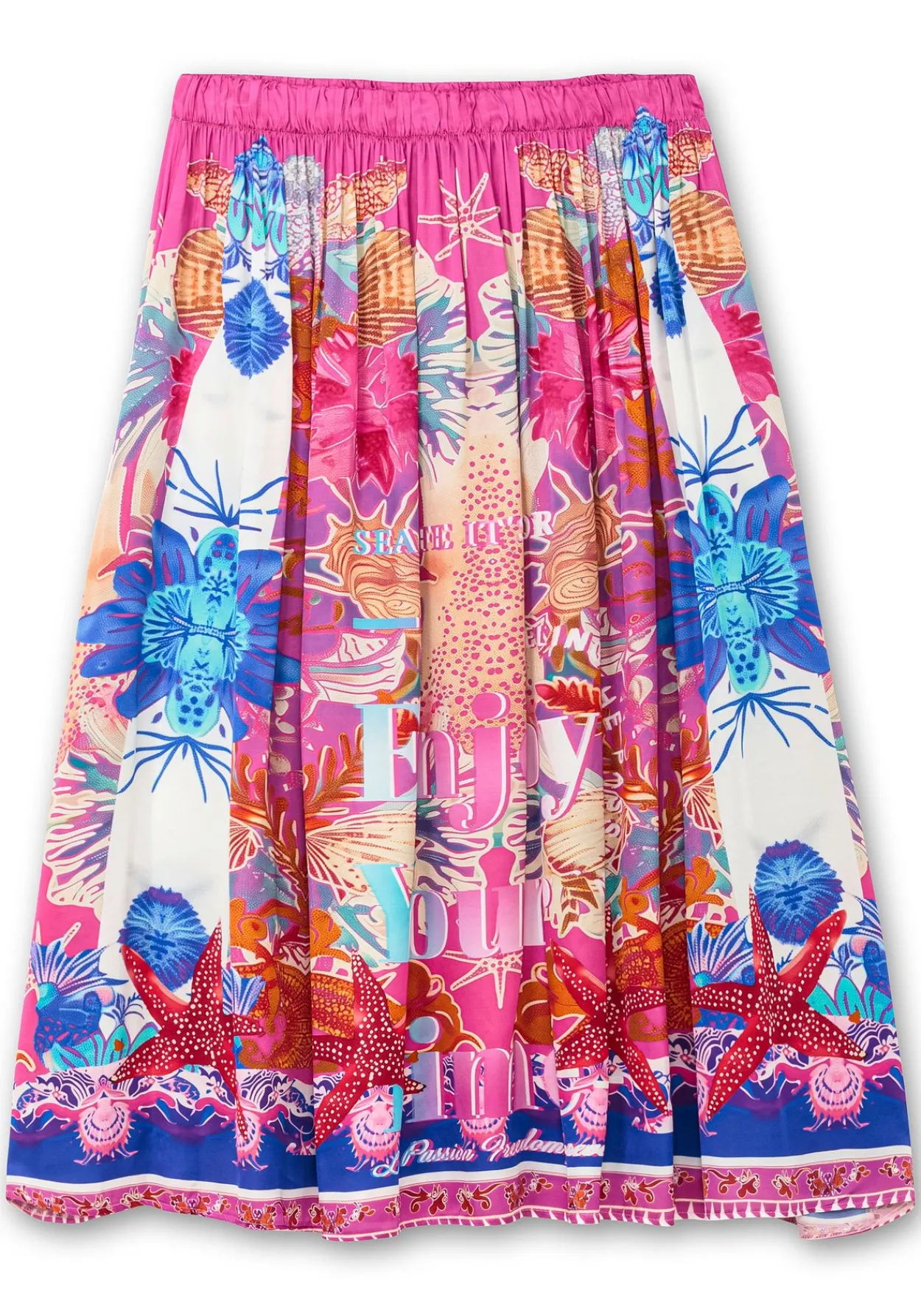 Midirock im Multicolor-Mustermix<sheego loves miss goodlife Online