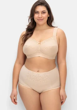 Miederslip mit Spitzeneinsatz vorn<wäschepur Fashion