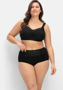 Miederslip mit Spitzeneinsatz vorn<wäschepur Outlet