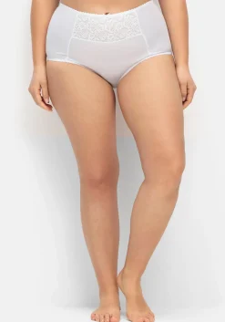 Miederslip mit Spitzeneinsatz vorn<wäschepur Outlet