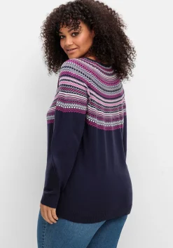 Norwegerpullover in kuschelig weicher Qualität<sheego Clearance