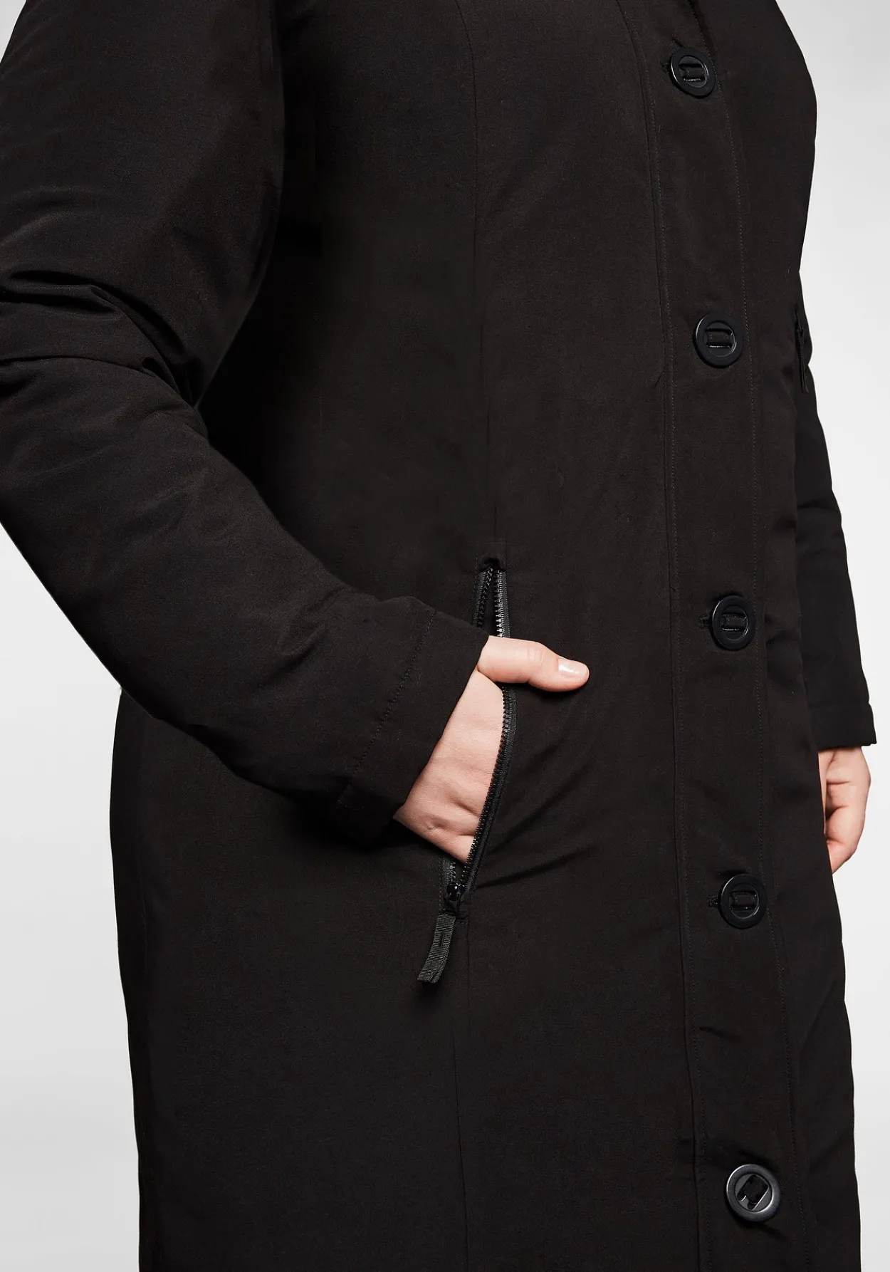 Outdoormantel mit gesteppter Innenseite<sheego Clearance