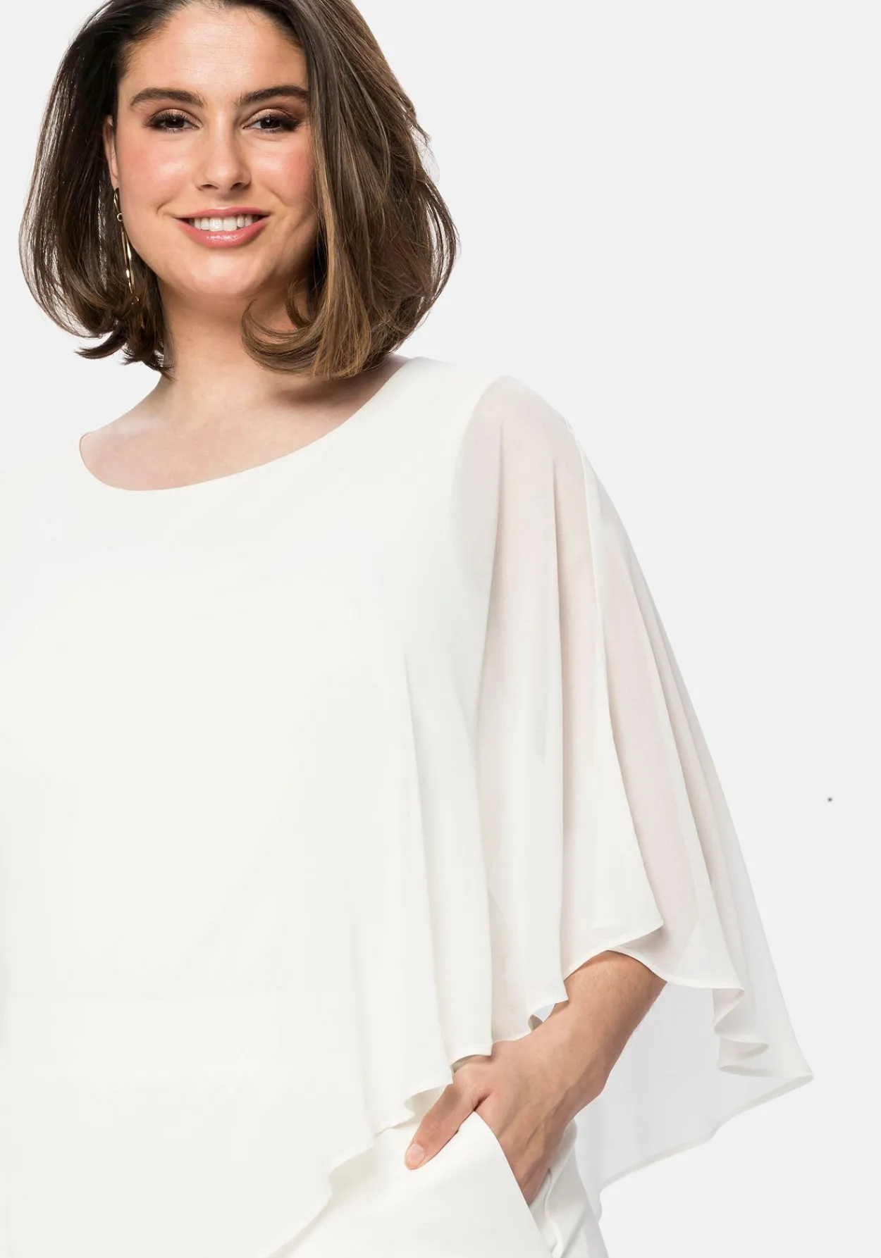 Overall im Lagenlook, mit Fledermausärmeln<sheego Clearance