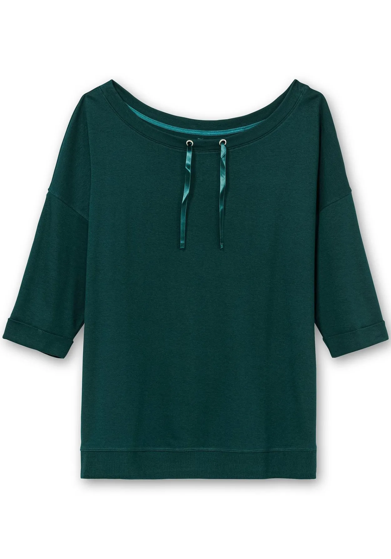Oversized-Shirt mit Bindebändchen<sheego Hot