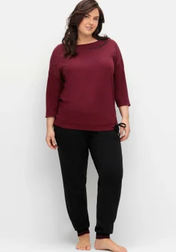 Oversized-Shirt mit Bindeband am Saum<sheego Online