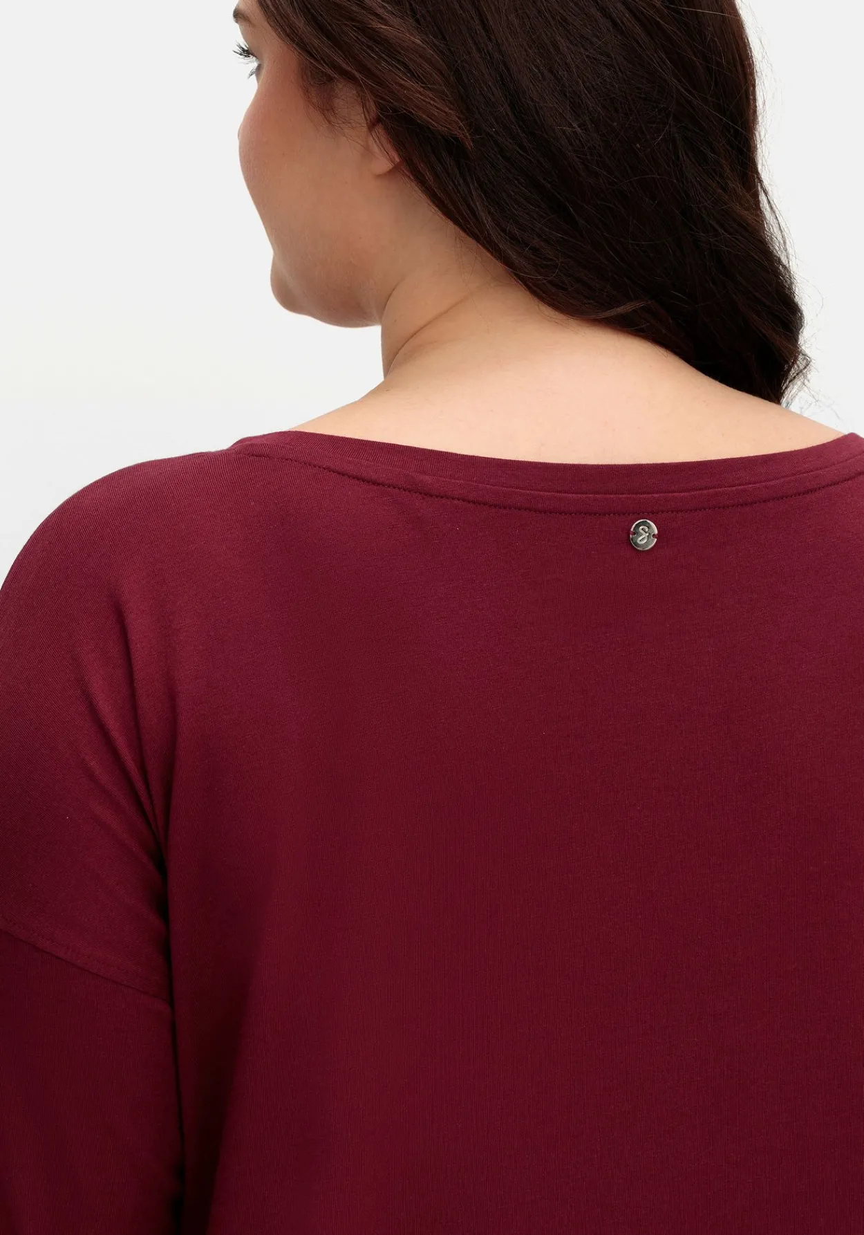 Oversized-Shirt mit Bindeband am Saum<sheego Online