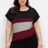 Oversize-Shirt in Colourblocking-Optik<sheego Best