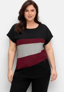 Oversize-Shirt in Colourblocking-Optik<sheego Best