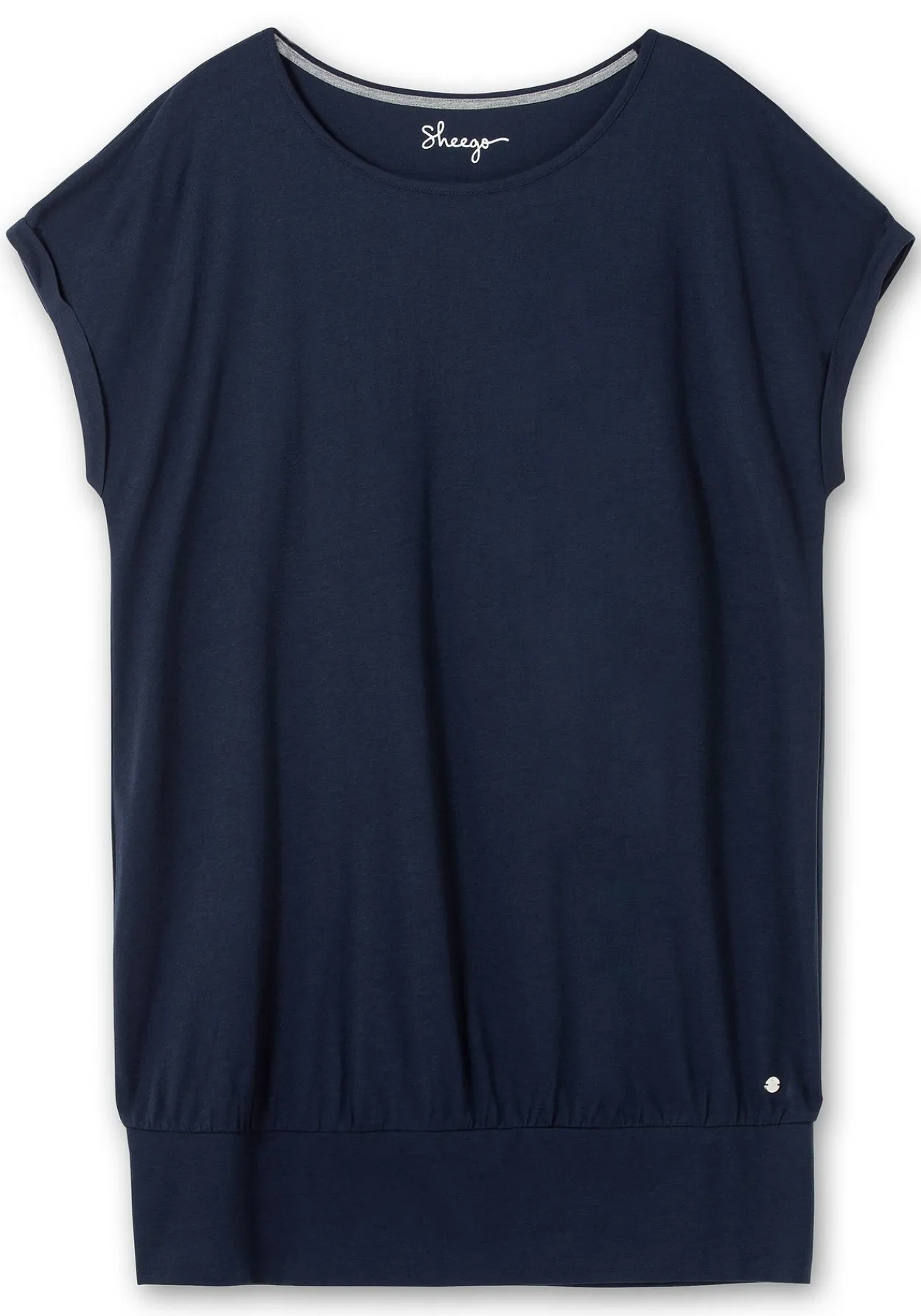 Oversize-Shirt mit breitem Saumbündchen<sheego Discount