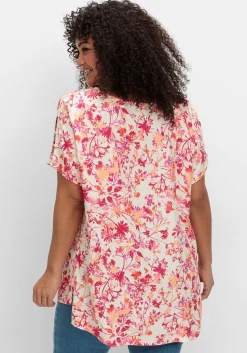 Oversize-Tunika mit Cut-outs an den Ärmeln<sheego Online