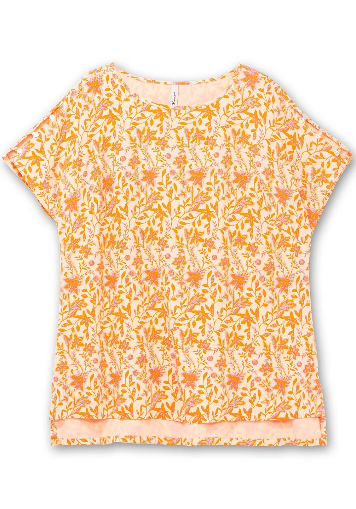 Oversize-Tunika mit Cut-outs an den Ärmeln<sheego Discount