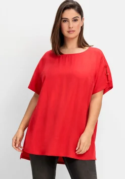 Oversize-Tunika mit geschlitztem Ärmel<sheego Outlet