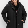 Parka mit gefütterter Kapuze und 2-Wege-Zipper<sheego Best