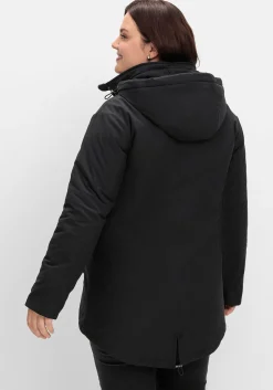 Parka mit gefütterter Kapuze und 2-Wege-Zipper<sheego Best