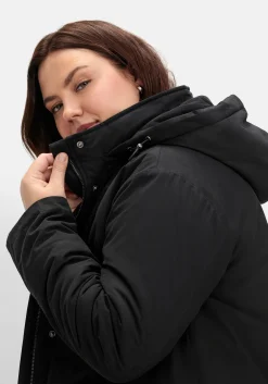 Parka mit gefütterter Kapuze und 2-Wege-Zipper<sheego Best