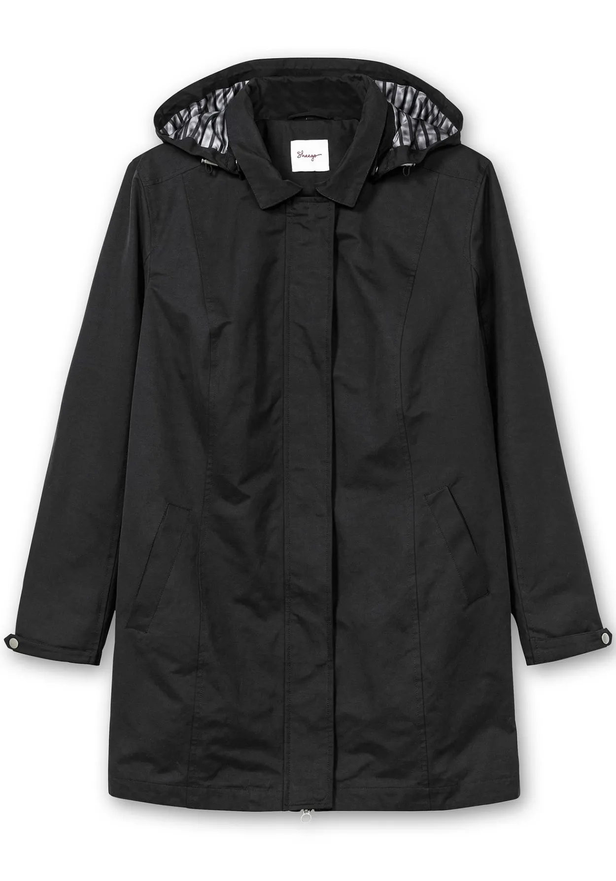 Parka mit gestreiftem Futter, wasserabweisend<sheego Best