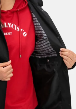 Parka mit gestreiftem Futter, wasserabweisend<sheego Best
