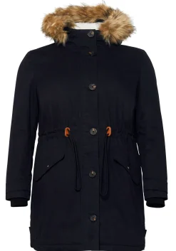 Parka mit Kapuze und Teddyfutter<sheego Sale