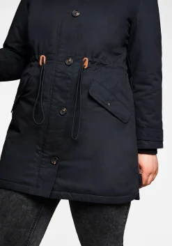 Parka mit Kapuze und Teddyfutter<sheego Sale